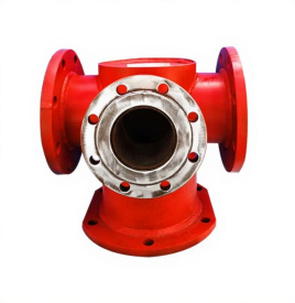 Пожарная подставка ППТФ с тройником фланцевым